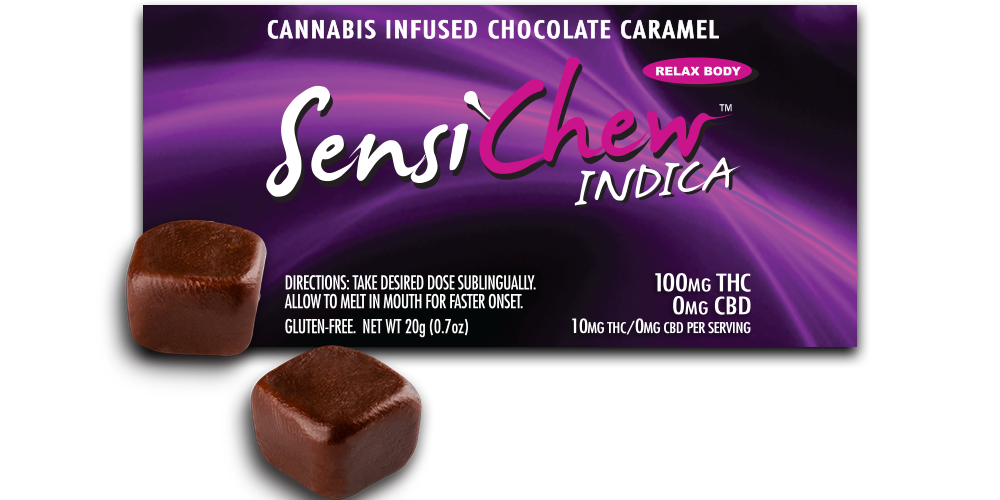 Sensi Chew Indica Chocolate Caramel